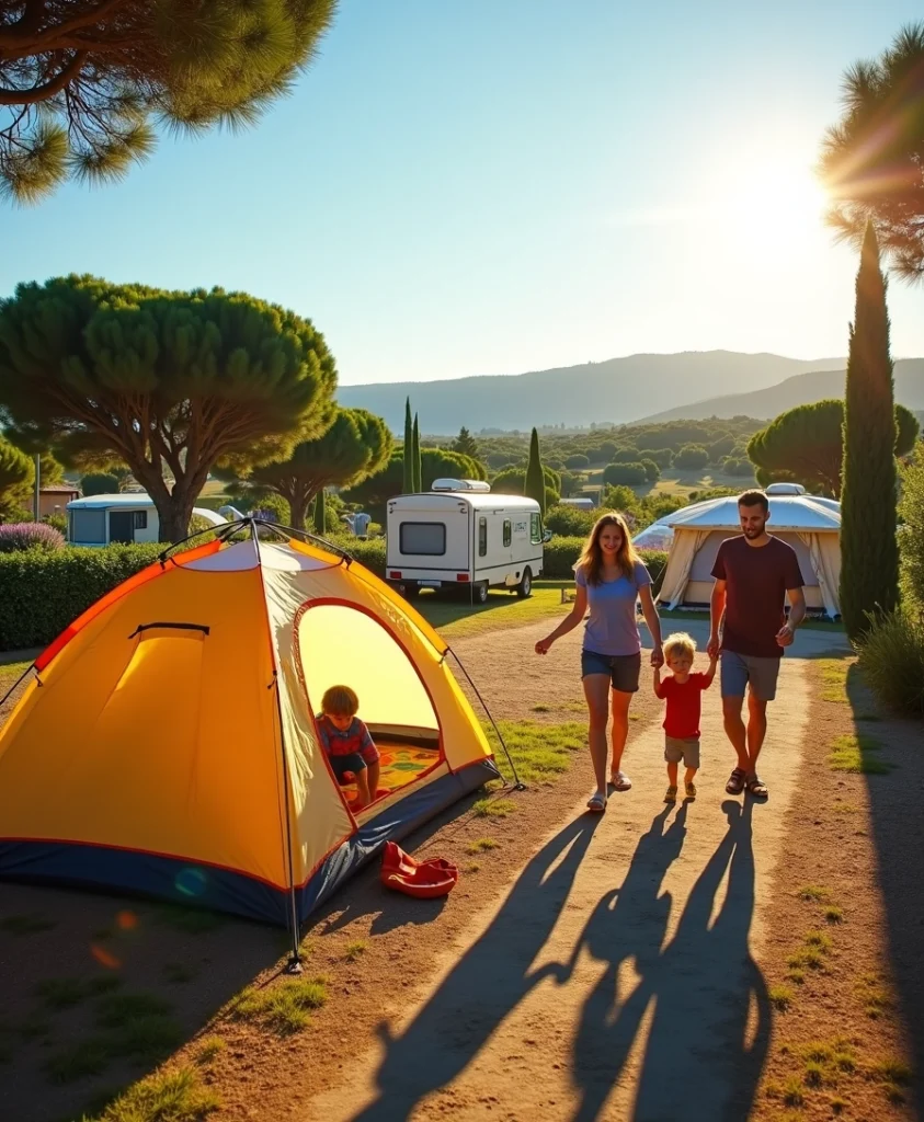 campings agréés vacaf dans le sud de la france